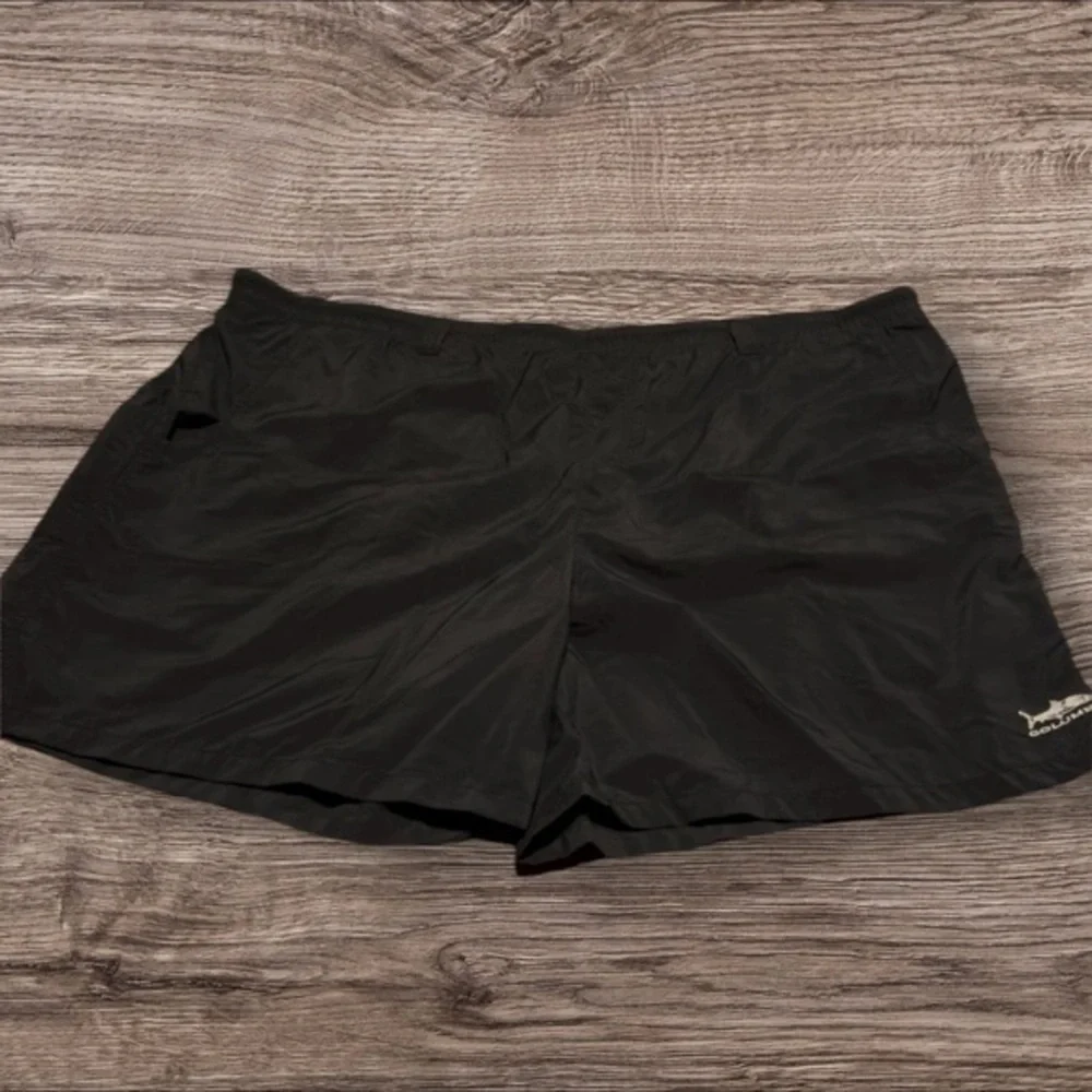 Columbia Swim Trunks Men's XXL PFG Black Nylon Packable (753)